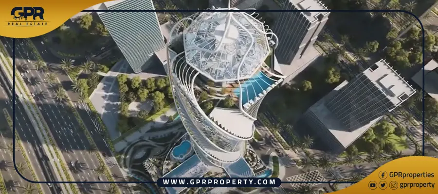 مساحات مول امازون تاور العاصمة الإدارية الجديدة Mall Amazon Tower New Capital