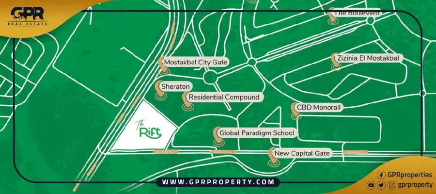 The Rift Business Park Mall New Cairo | Own your unit now with 0% down payment