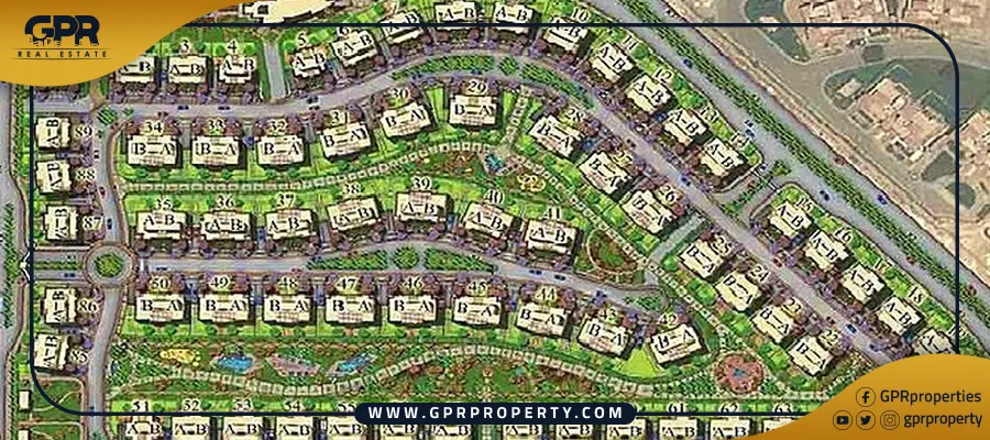 مساحة كمبوند جرين 5 اكتوبر Green 5 October