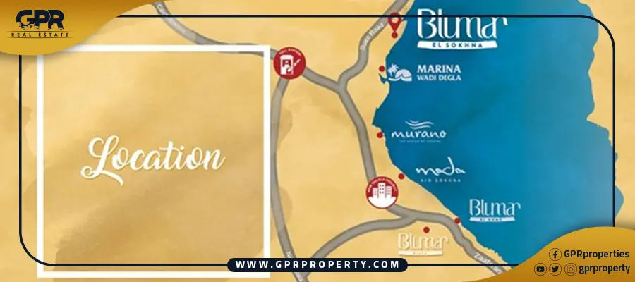 قرية بلومار هيلز العين السخنة Blumar Hills بمقدم 5%