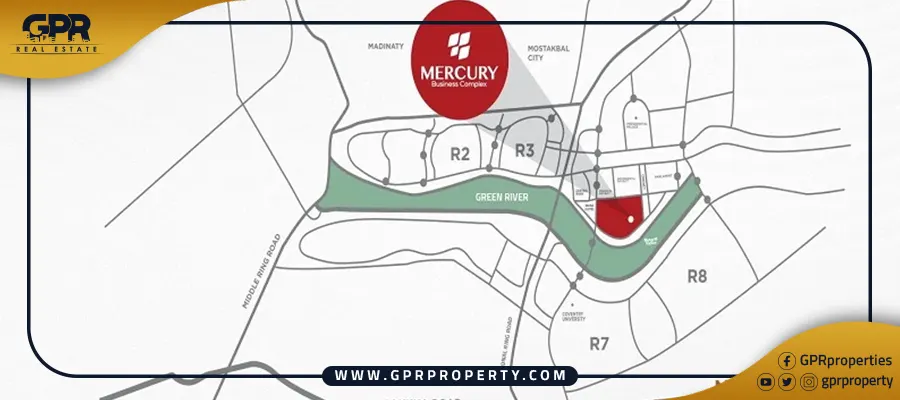 موقع مول ميركوري العاصمة الإدارية الجديدة Mercury Mall New Capital