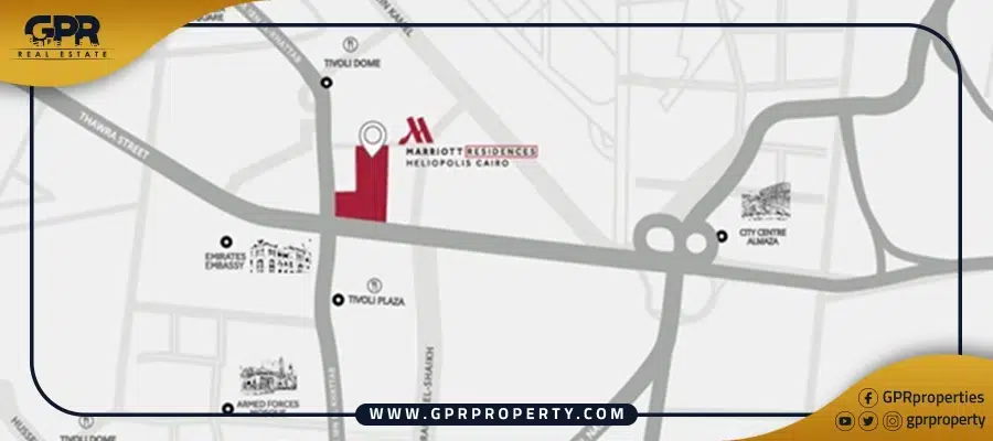كمبوند ماريوت ريزيدنس هليوبوليس Marriott Residences بمقدم 10%