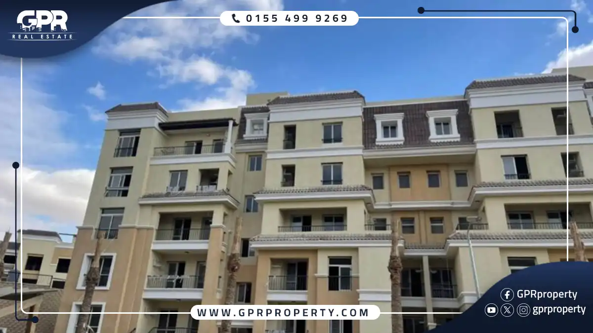 apartment 132 meter for sale in Sarai Compound New Cairo