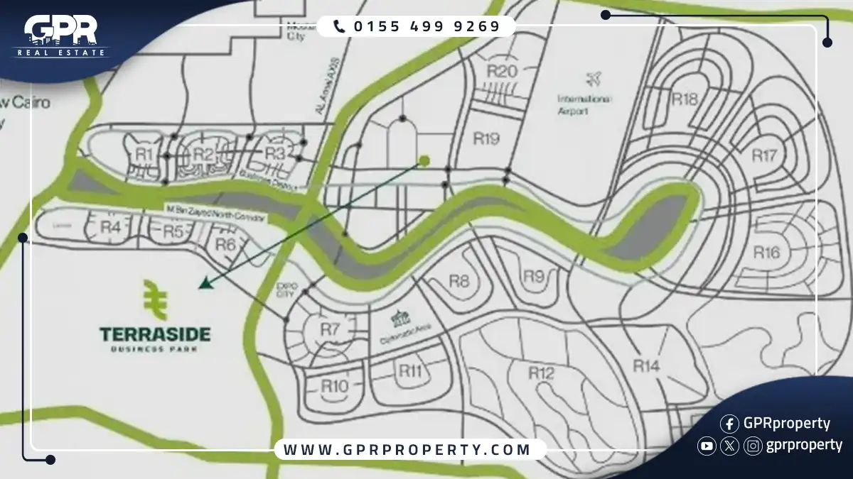 تفاصيل مول تيرا سايد بيزنس بارك العاصمة الإدارية Terraside Business Park اسعار ومساحات