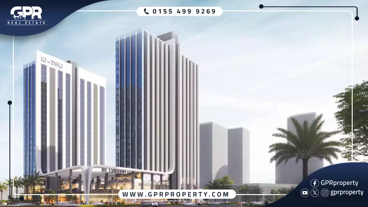 دبل تو تاور العاصمة الإدارية Double Two Tower بمقدم 5% فقط