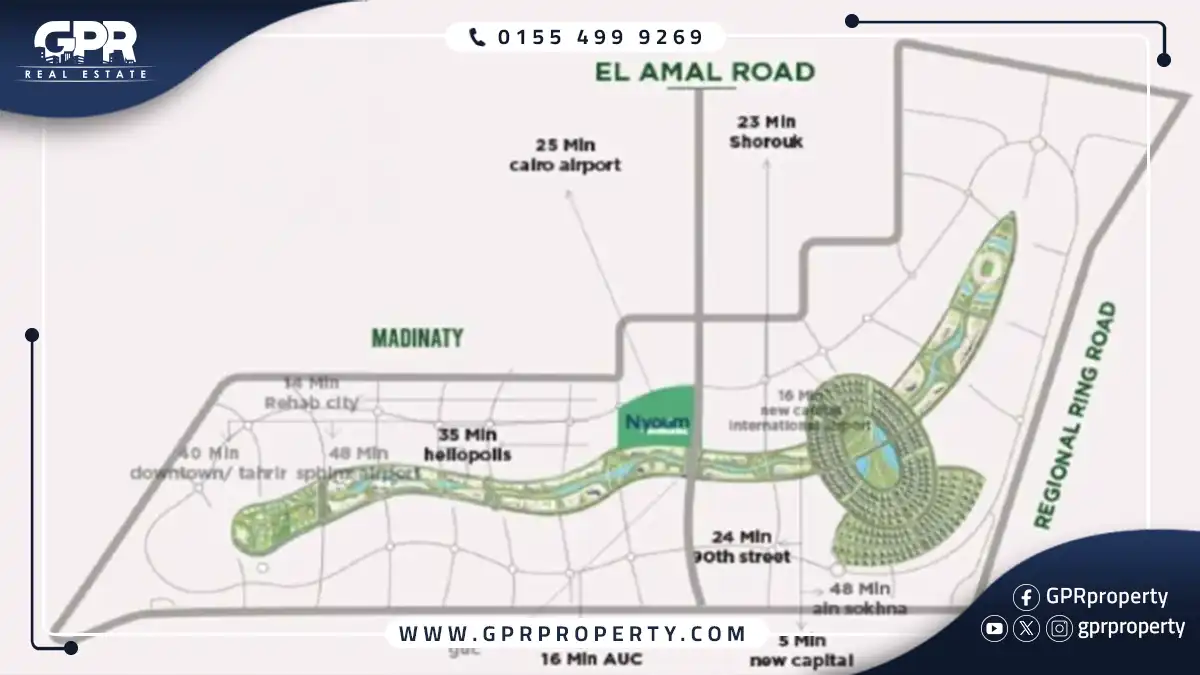 Nyoum Mostakbal City Prices and Spaces 2025