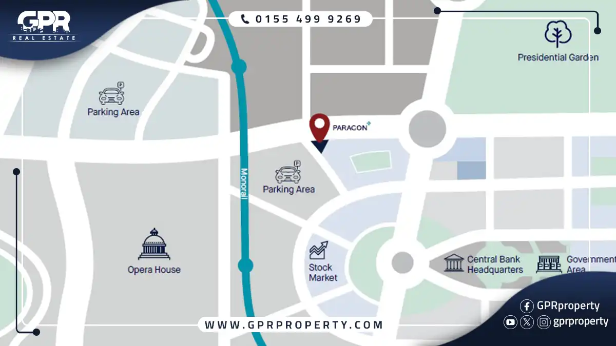 بارجوان مول العاصمة الإدارية Paragon New Capital بمقدم 10%