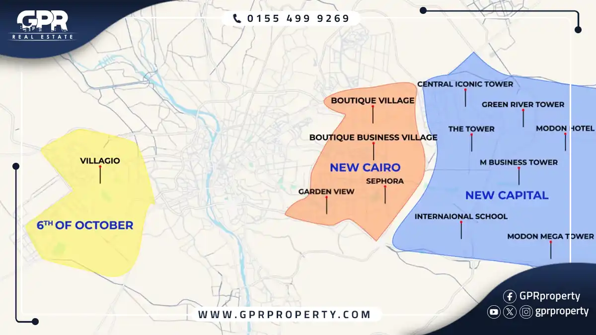Villagio Compound Nearby Locations