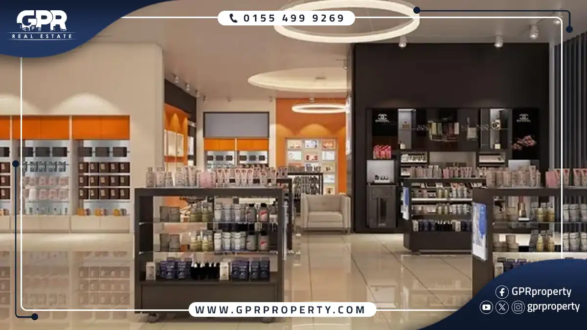 Shop 54m + 55m Outdoor for sale in D7 Mall New Cairo