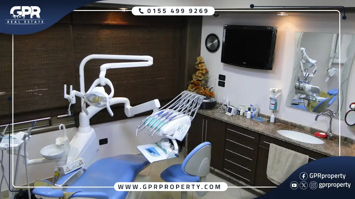 Clinic 57 Meter for sale in Nurai Walk Mall New Cairo