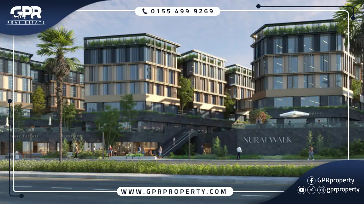 Clinic 57 Meter for sale in Nurai Walk Mall New Cairo