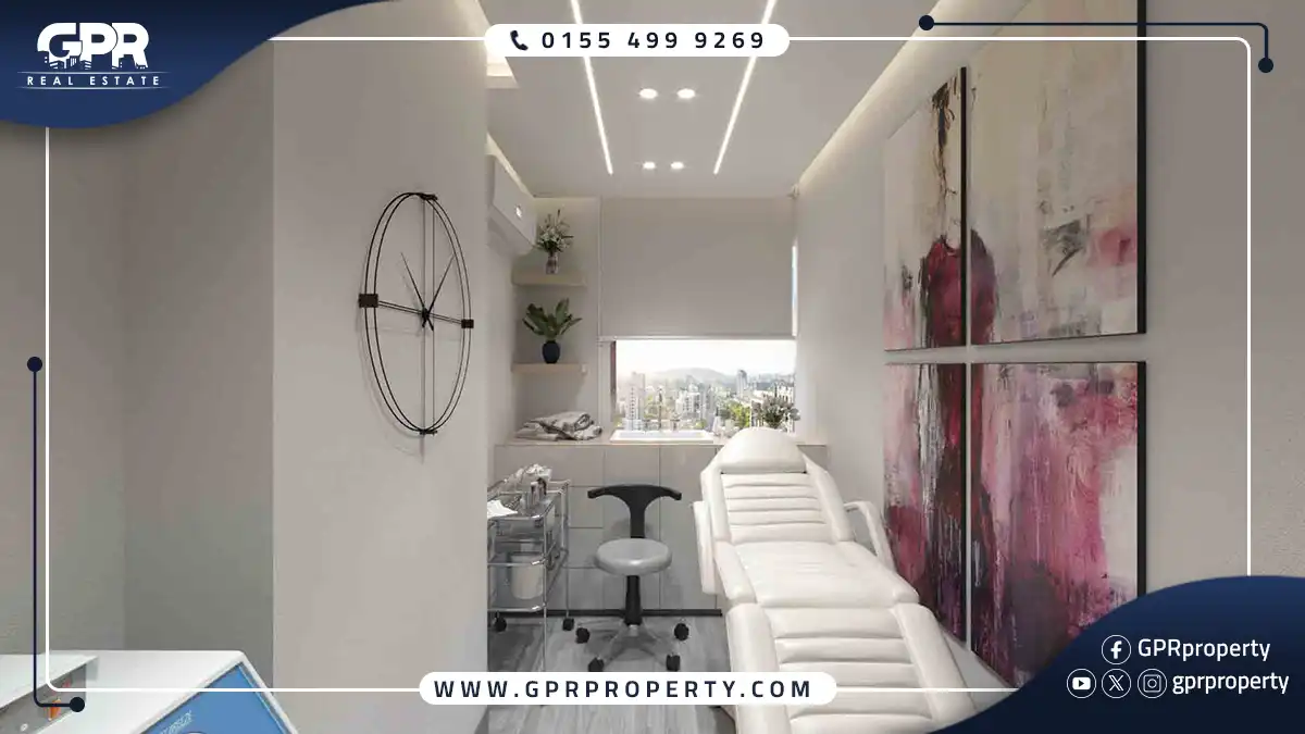 For Sale Office in Najma Walk Mall New Cairo with a Space of 80 sq and a 10% Down Payment