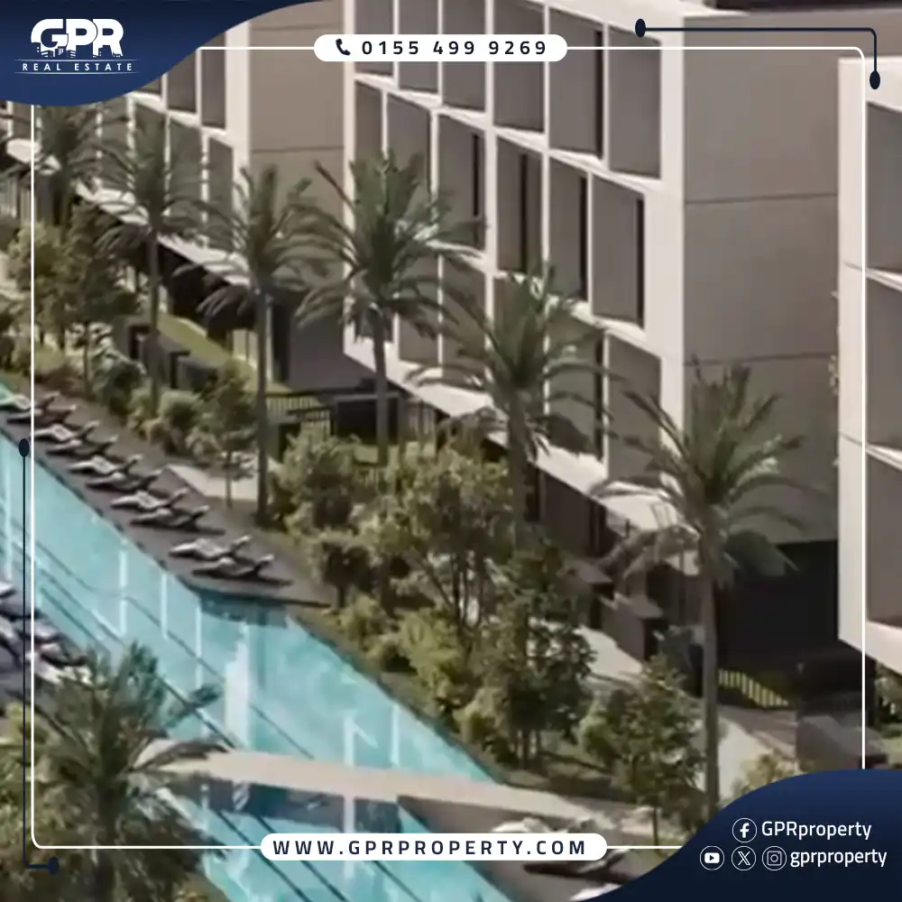 Apartment for sale in Blanks Compound New Cairo, with Space 75 sq and a Down Payment 10%