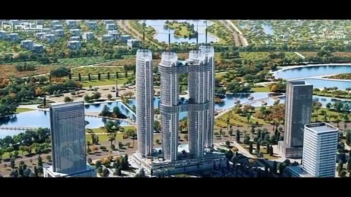 Hotel room with 10% down payment at Nile Business City New Capital.
