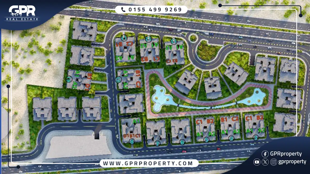 Smart Studio 70m for sale in Palm East New Cairo