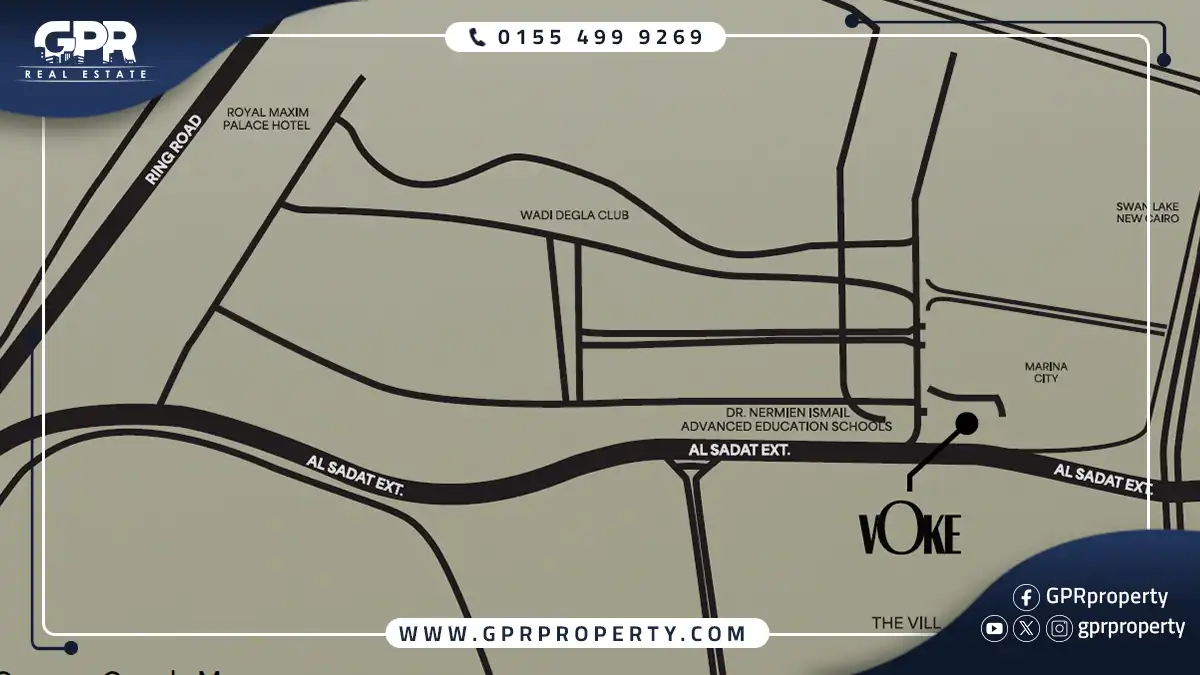 مول فوك القاهرة الجديدة Voke Mall New Cairo أسعار ومساحات