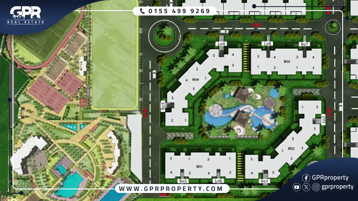 الأماكن القريبة من كمبوند الجونة ويست أكتوبر El Gouna West Compound 6 October