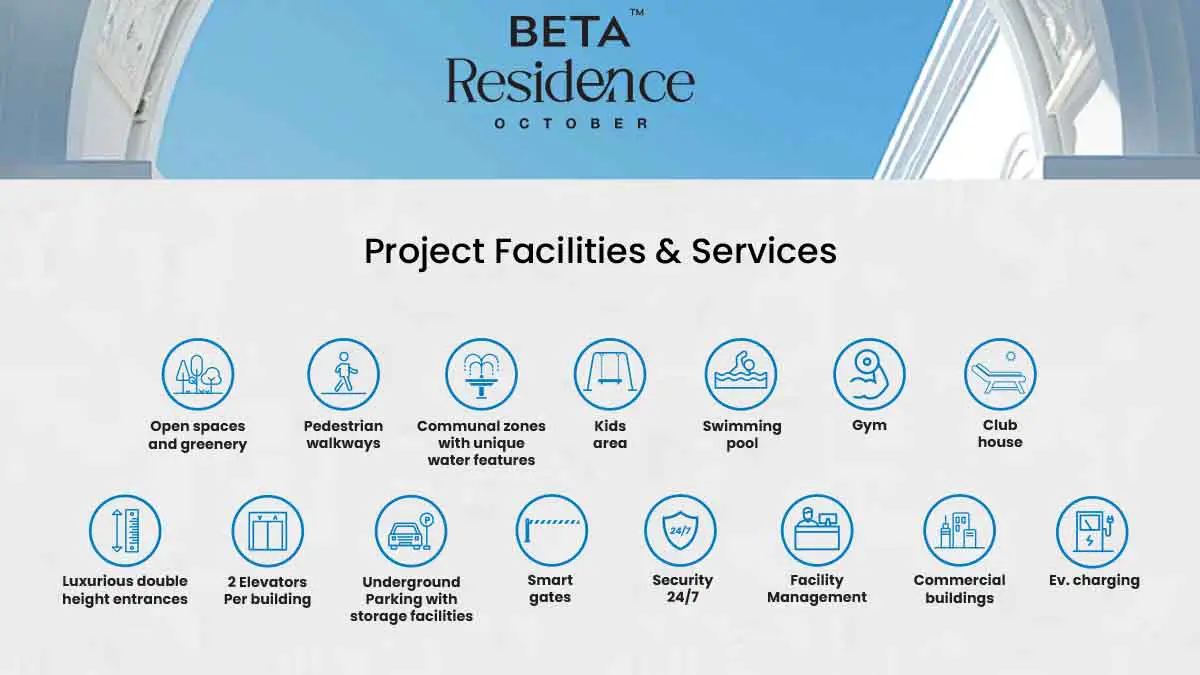 كمبوند بيتا ريزيدنس اكتوبر Beta Residence October اسعار ومساحات