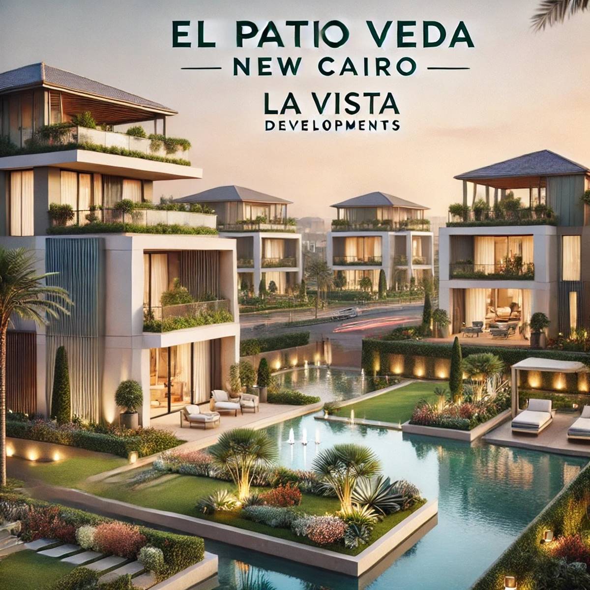 كمبوند الباتيو فيدا التجمع السادس | El Patio Vida New Cairo تقسيط على 10 سنوات