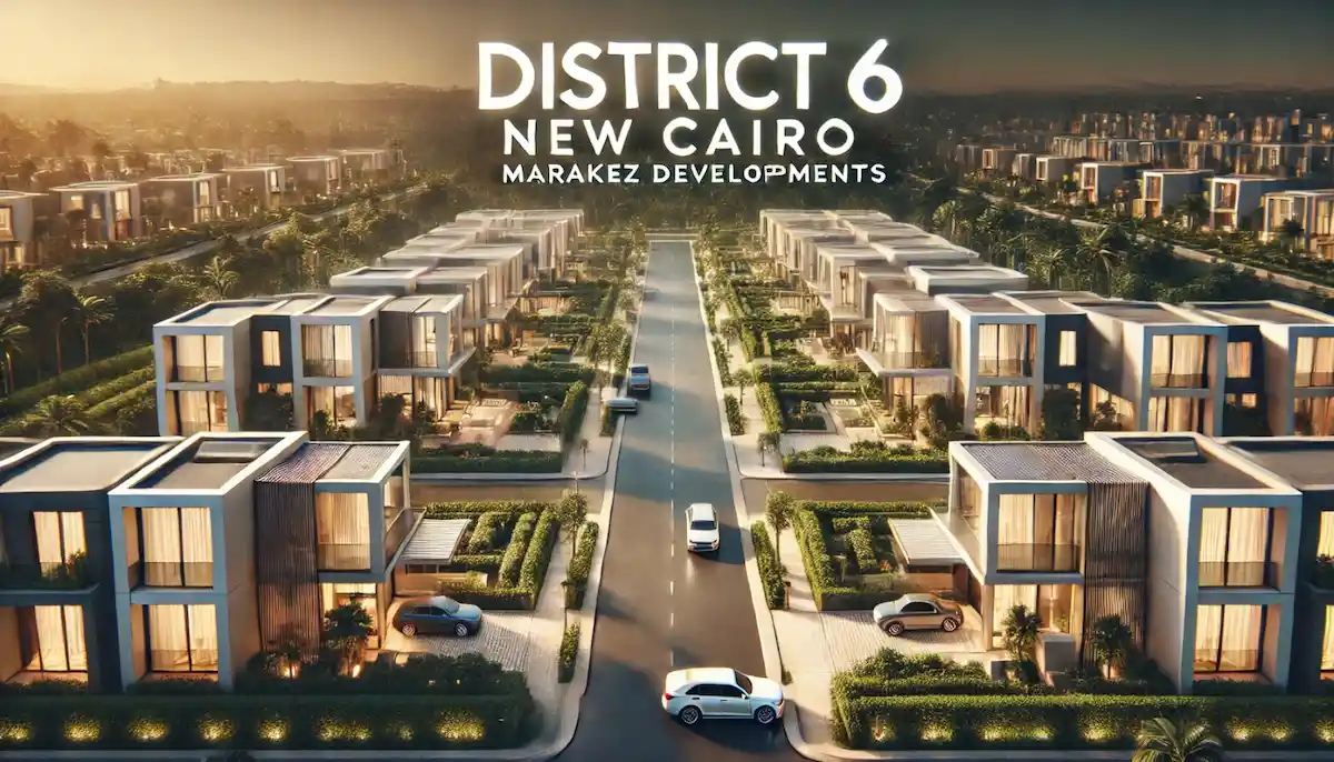 كمبوند ديستريكت 6 التجمع السادس | District 6 شقق وفيلات 2025