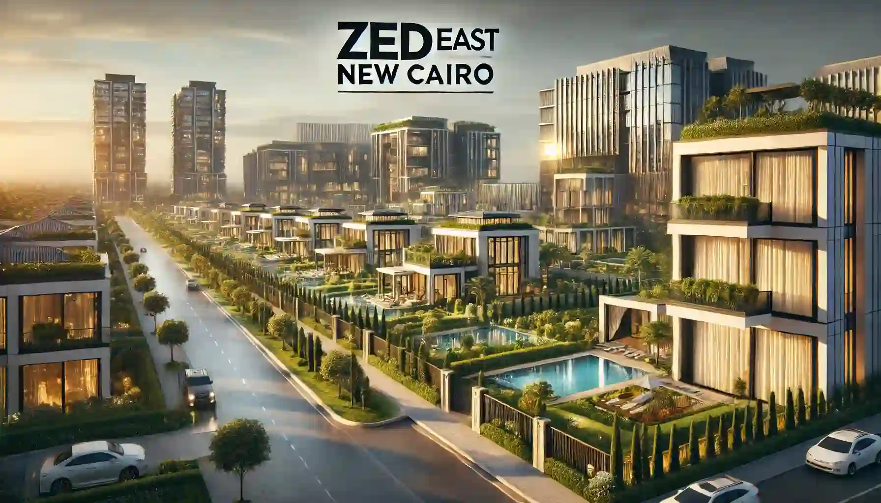 كمبوند زيد ايست التجمع الخامس Zed East New Cairo بمقدم 5% فقط