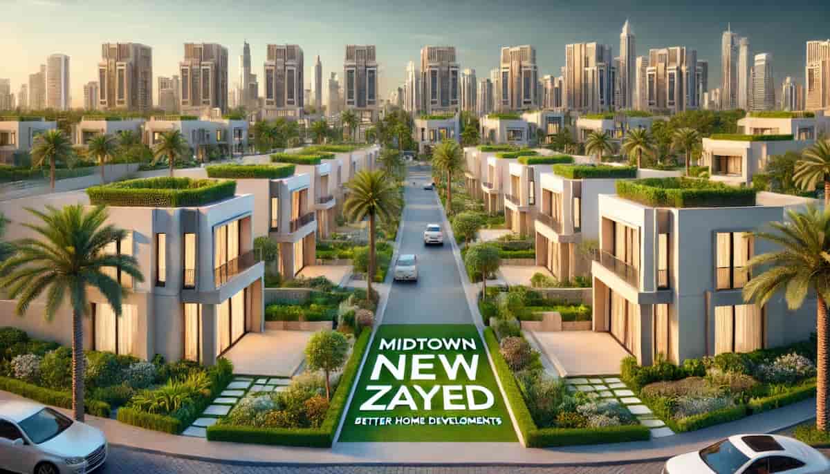كمبوند ميدتاون الشيخ زايد Midtown new zayed فيلات بالقسط على 8 سنين