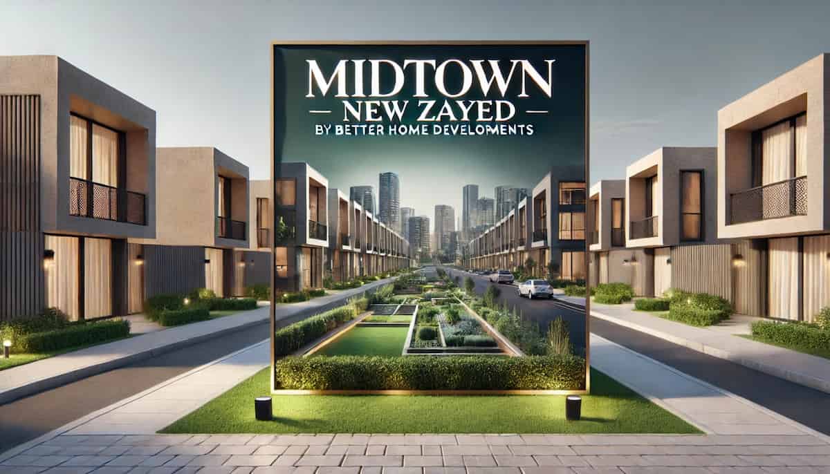 كمبوند ميدتاون الشيخ زايد Midtown new zayed فيلات بالقسط على 8 سنين